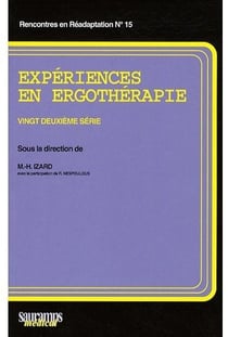 Expériences en ergothérapie - 22e série