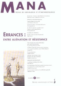 Mana n° 9 : 2002 : Errances, entre aliénation et résistance