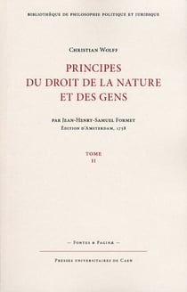 Principes du droit de la nature et des gens, Tome 2 (Nouvelle édition)