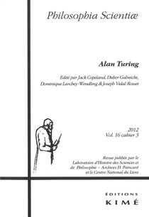 Revue Philosophia scientiae n.16 : Alan Turing