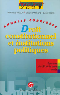 Annadroit 2001. droit constitutionnel et institutions publiques