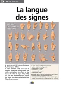 La langue des signes