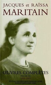 Oeuvres complètes Maritain XV