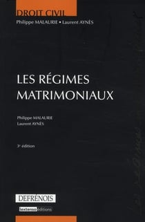 Les régimes matrimoniaux