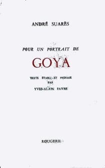 Pour un portrait de goya