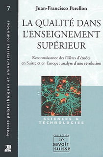 La Qualite Dans L'Enseignement Superieur(7)Reconnaissance   Des Filieres D'Etudes