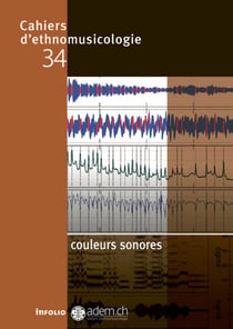 Cahiers d'ethnomusicologie n.34 : couleurs sonores
