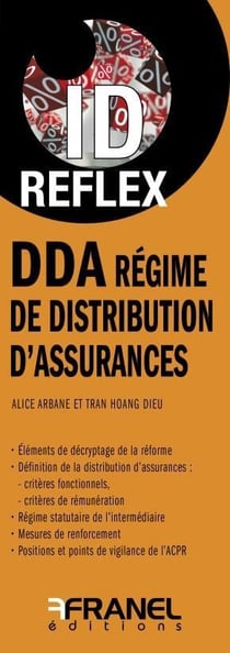 Id réflex : DDA, régime de distribution d'assurances