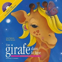 Une girafe dans la lune