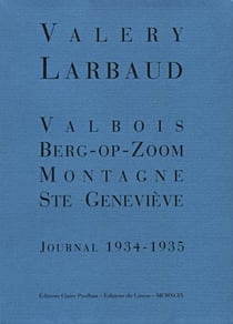 Journal 1934-1935 - valbois - berg-op-zoom - montagne ste geneviève