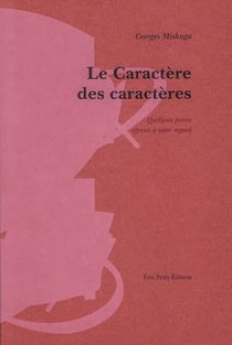 Le caractère des caractères