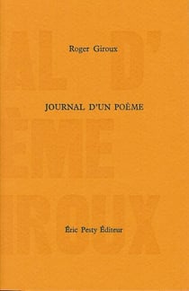 Journal d'un poème