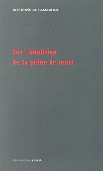 Sur l'abolition de la peine de mort
