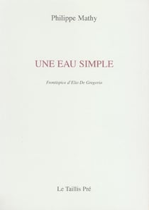 Une eau simple