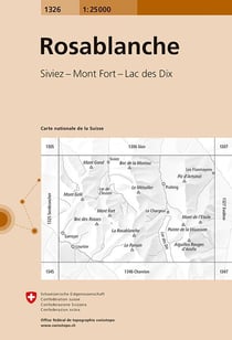 Rosablanche, Diviez, Mont Frot, Lac des Dix