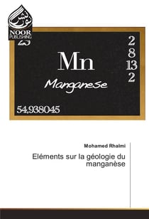 Elements sur la geologie du manganese