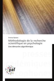Méthodologie de la recherche scientifique en psychologie - une démarche algorithmique
