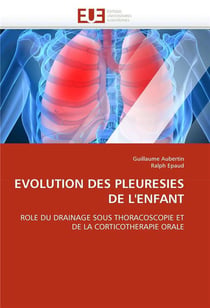 Evolution des pleuresies de l'enfant