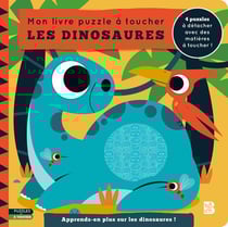 Mon livre puzzle à toucher : Les dinosaures