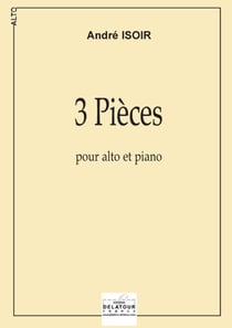 3 pièces pour alto et piano