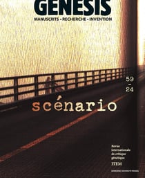 Genesis n.59 : Scénario