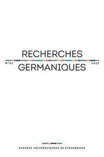 Recherches germaniques n.53 : Varia (édition 2023)
