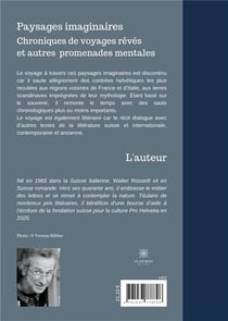 Paysages imaginaires : chroniques de voyages, rêves et autres promenades mentales