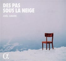 Des pas sous la neige