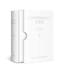 Holy bible - king james version (kjv) standard white christening