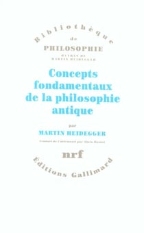 Concepts fondamentaux de la philosophie antique