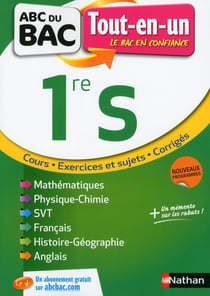 ABC du bac tout-en-un : toutes les matières - 1re S (édition 2017)