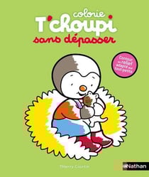 Colorie sans dépasser - t'choupi - chaton