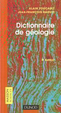 Dictionnaire de geologie