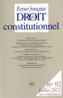 Revue française de droit constitutionnel n.91