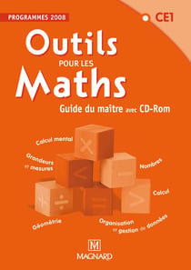 Outils pour les maths : CE1 - guide du maître avec CD-Rom (édition 2012)