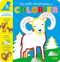 Ma petite encyclopédie à colorier : les animaux de la montagne - 3 ans +