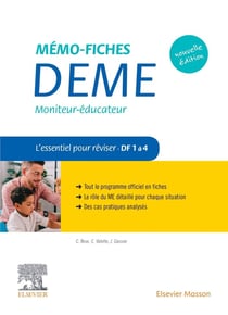 Mémo-fiches : DEME. moniteur-éducateur - l'essentiel pour réviser - DF 1 à 4 (2e édition)