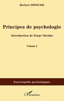 Principes de la psychologie Tome 1