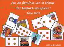Jeux de sociéte à découper t.4 - jeu de dominos sur le thème des sapeurs-pompiers - 1ère série