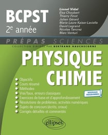 Physique-chimie BCPST 2e année : programme 2022