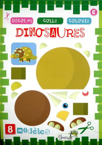 Découpe, colle, colorie - dinosaures