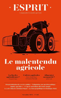 Esprit n.515 : Le malentendu agricole