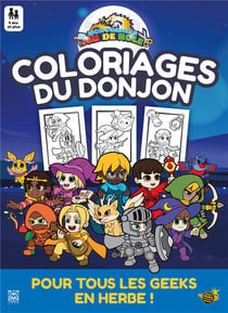 Les coloriages du Donjon : Mon Premier jeu de rôle