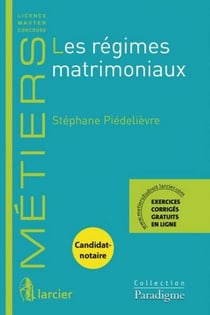 LES REGIMES MATRIMONIAUX