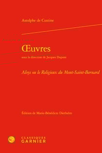 Oeuvres : Aloys ou le Religieux du Mont-Saint-Bernard