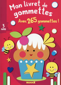 Mon livret de gommettes - cupcake