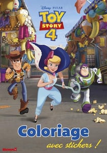 Coloriage avec stickers - toy story 4