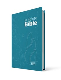 La sainte Bible neg compacte, rigide imprimé bleu