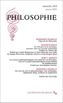 Revue Philosophie n.164