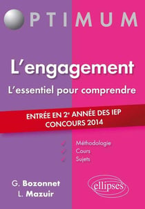 L'engagement - concours d'entrée en 2e année des IEP 2014